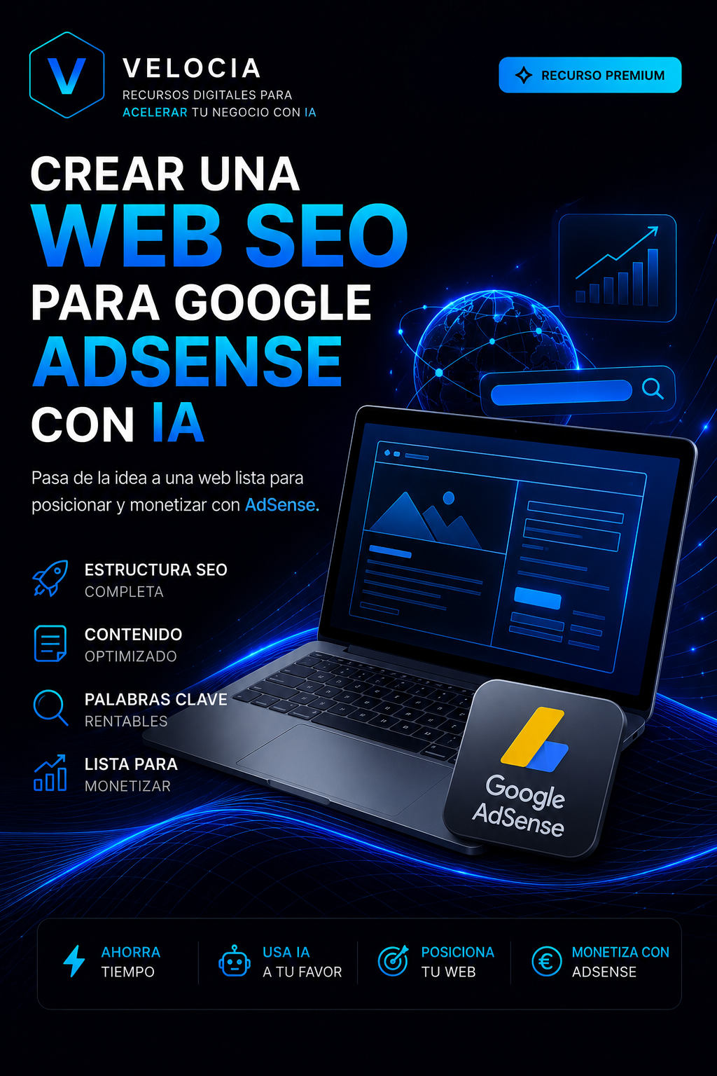 Crear una Web SEO para Google AdSense con IA