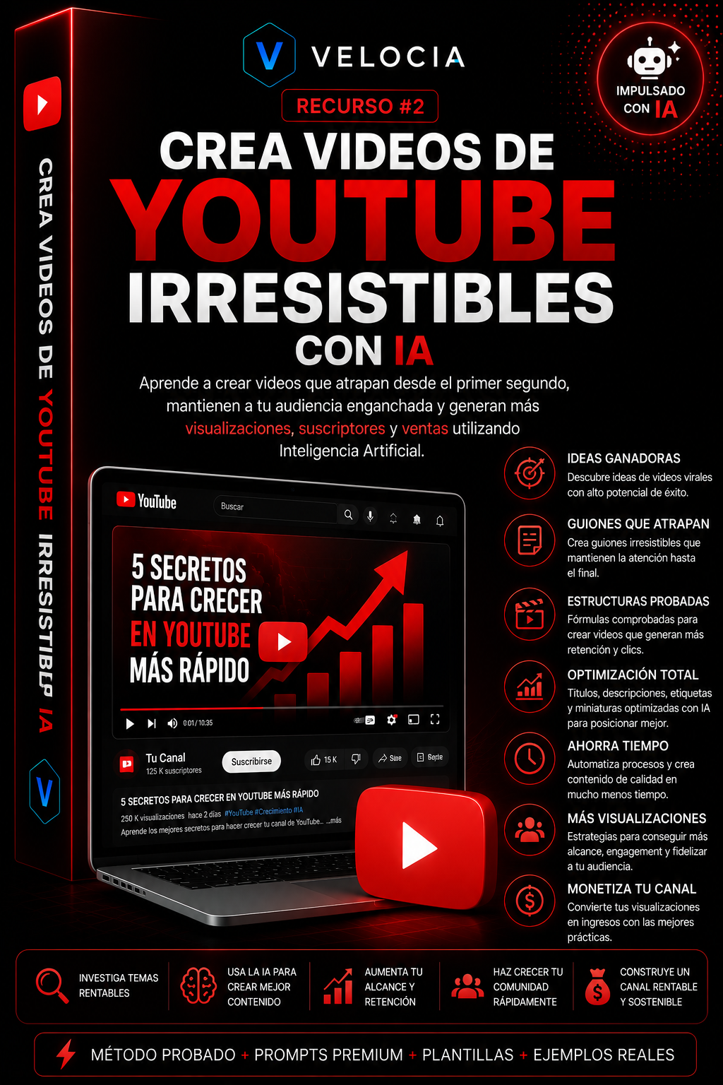 Crea vídeos de YouTube irresistibles con IA