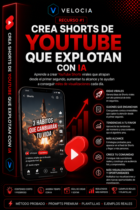 Crea Shorts de YouTube que explotan con IA