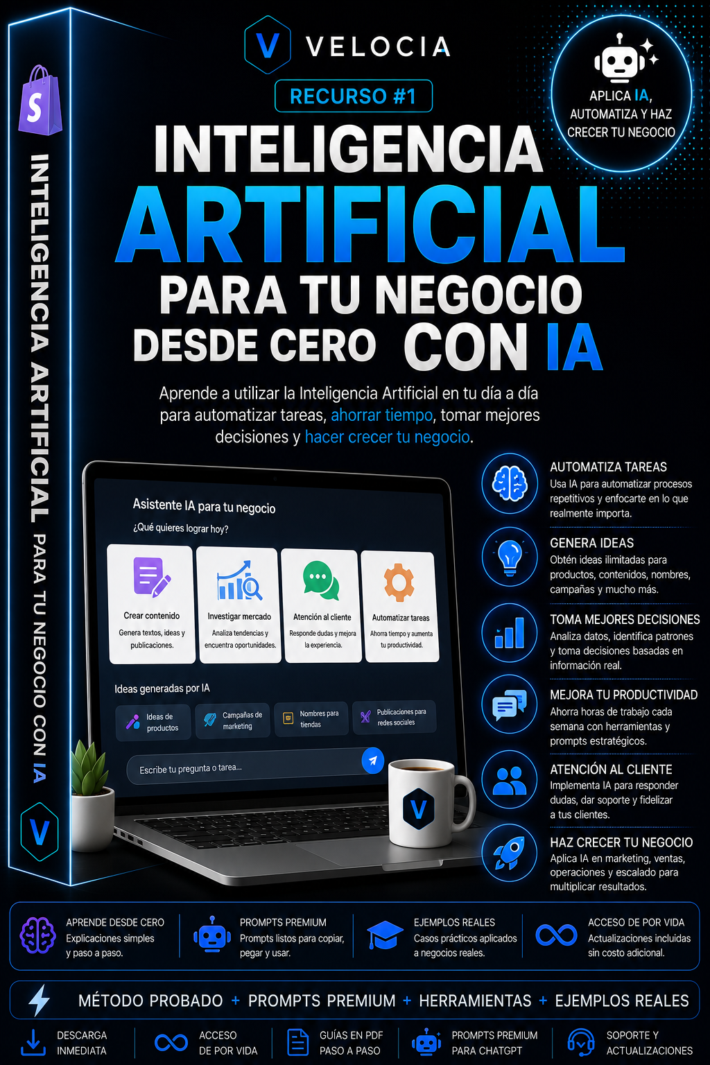 Inteligencia Artificial para tu negocio desde cero con IA
