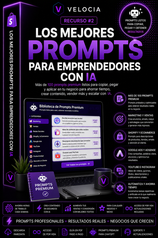 Los mejores prompts para emprendedores con IA